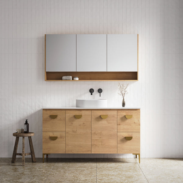 Timberline Nevada Floor Standing Vanity on Legs with Above Counter Basin