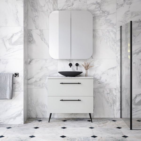 Timberline Nevada Plus Floor Standing Vanity on Legs with Above Counter Basin