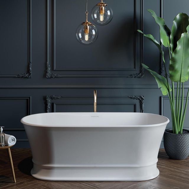 Turner Hastings Claremont 1700 MagnaCast Free Standing Bath - Matte White