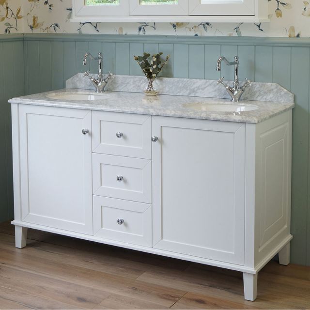 Turner Hastings Coventry 150x56 Double Vanity with marble top