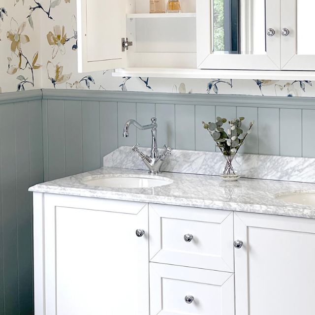 Turner Hastings Coventry 150x56 Double Vanity with marble top