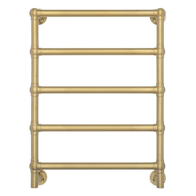 Turner Hastings Mayer Liquid-Filled Heated Towel Rail - Brushed Brass
