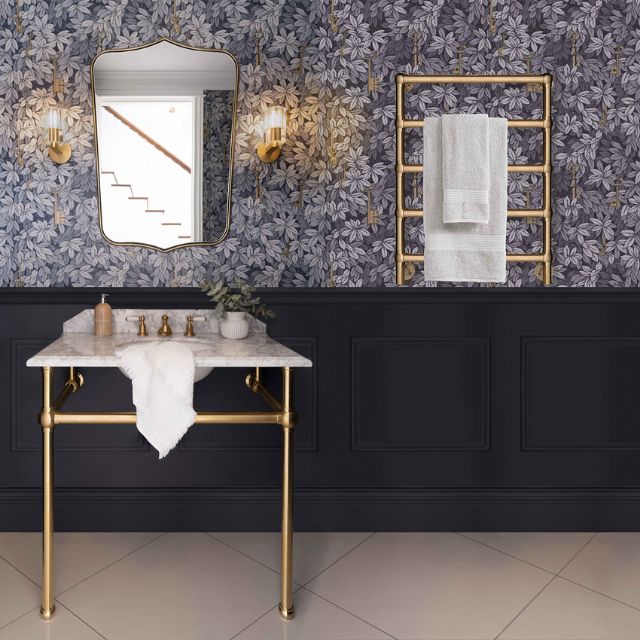 Turner Hastings Mayer Liquid-Filled Heated Towel Rail - Brushed Brass