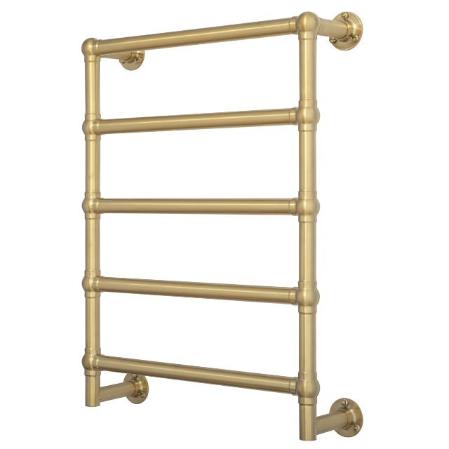Turner Hastings Mayer Liquid-Filled Heated Towel Rail - Brushed Brass