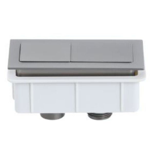 Turner Hastings Rectangle Brushed Nickel Flush Button