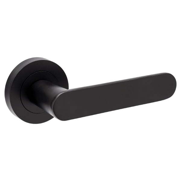 Zanda Duke Passage Door Handle Set Matte Black