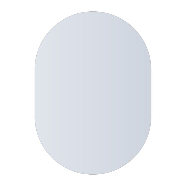 Thermogroup Pill Shape Polished Edge Mirror with Hangers 500x700mm