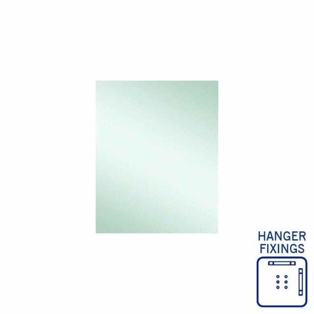 Thermogroup Rectangle Polished Edge Mirror 600x750mm