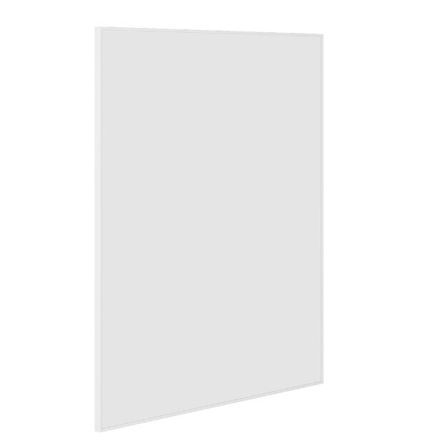 Thermogroup Rectangular White Framed Mirror