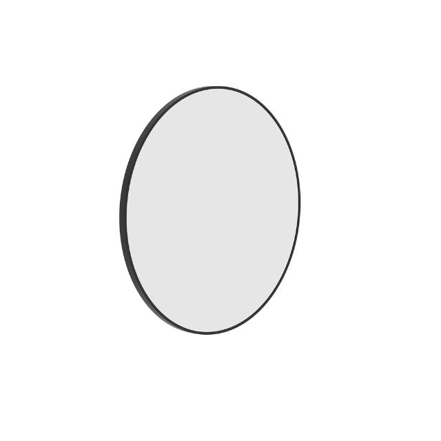 Thermogroup Round Black Framed Mirror 900mm