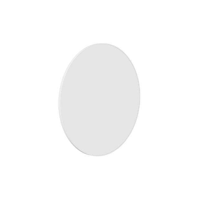 Thermogroup Round White Framed Mirror 600mm GR6060W - The Blue Space