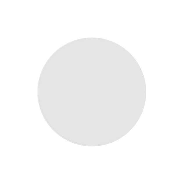 Thermogroup Round White Framed Mirror 900mm