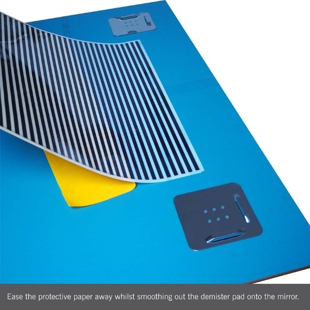 Usage 1 Thermogroup Thermomirror Demister Pad 580x850mm TM5885 - The Blue Space