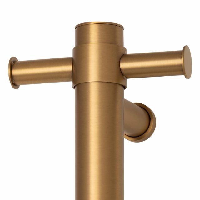 Thermogroup Thermorail 240 Volt Single Heated Towel Rail - Brushed Gold