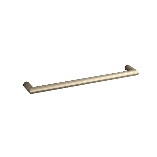 Thermogroup Thermorail Round Single Rail 632x32x100mm 18Watts - Brushed Nickel - Includes Transformer