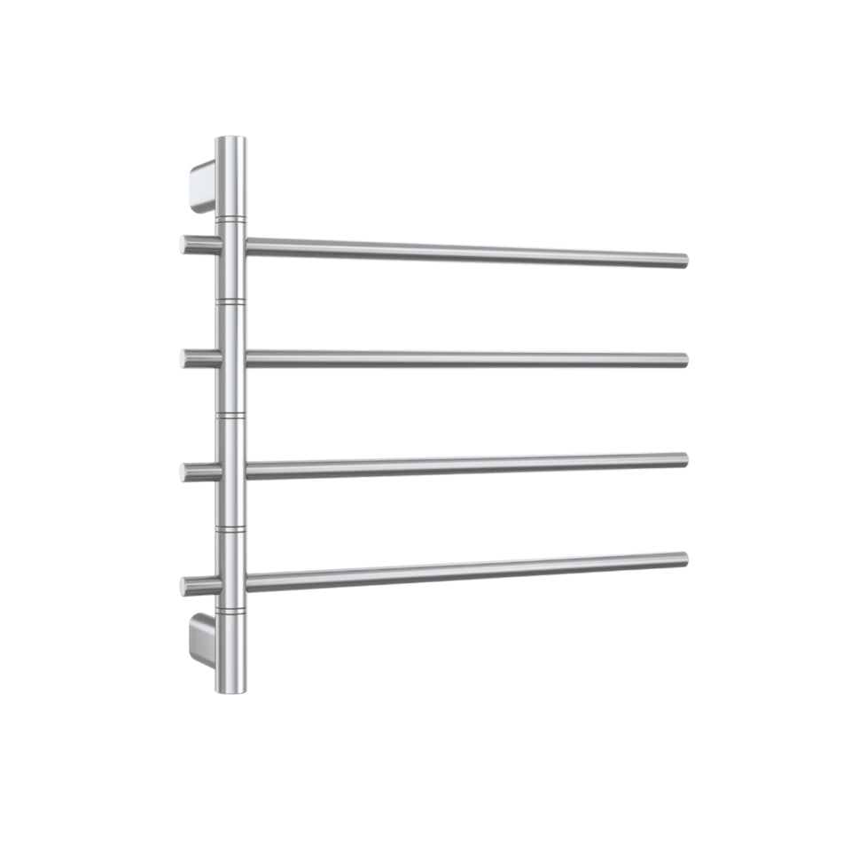 Thermogroup Thermorail Swivel Straight/Round 595x540x104mm 40Watts 4Bars - Polished Stainless Steel