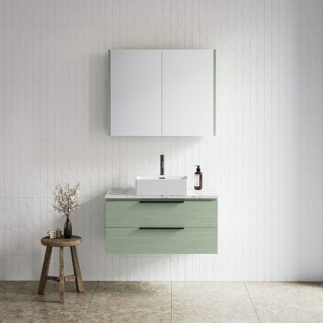 Timberline Ashton Wall Hung Vanity with Silk Surface Top & Basin