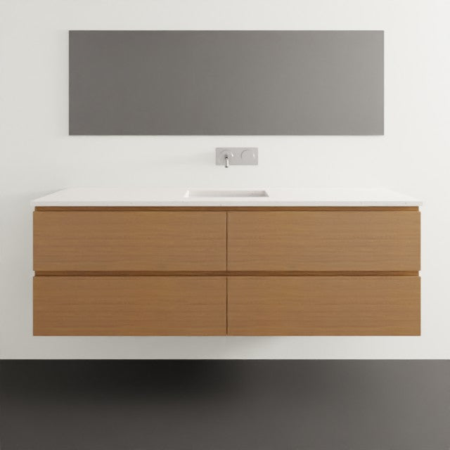 Timberline Billie Wall Hung Ensuite Vanity with SilkSurface Top and Under Counter Basin