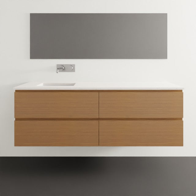 Timberline Billie Wall Hung Ensuite Vanity with SilkSurface Top and Under Counter Basin