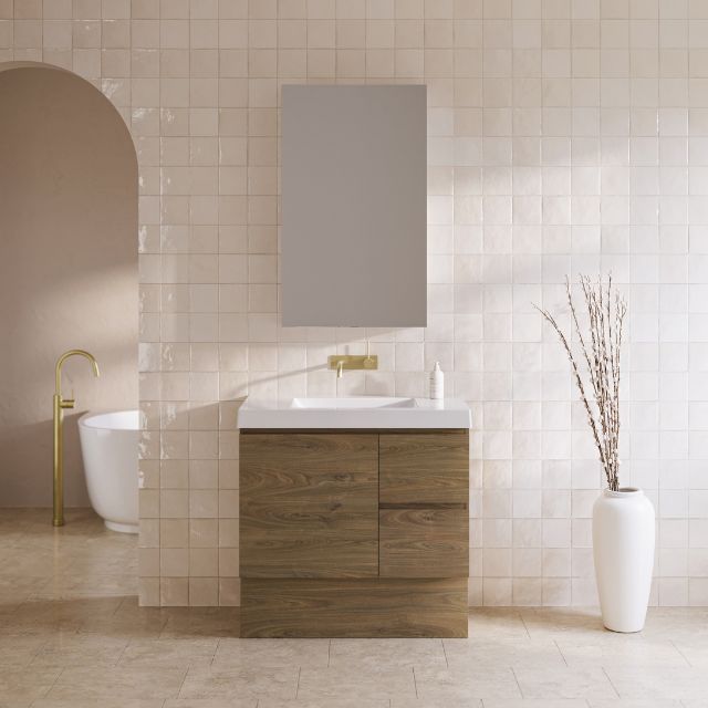 Timberline Carlo Floor standing Vanity with Grand Mineral Composite Top