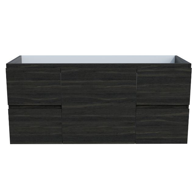 Timberline Carlo Wall Hung Vanity Cabinet Only 1200mm Centre Bowl CAR-VCO-1200-C-X-W | The Blue Space