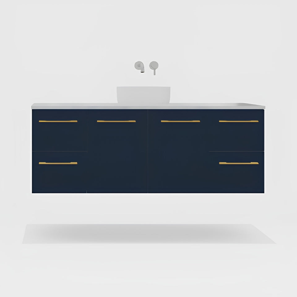 Timberline Carlo Wall Hung Vanity with SilkSurface Top and Above Counter Basin