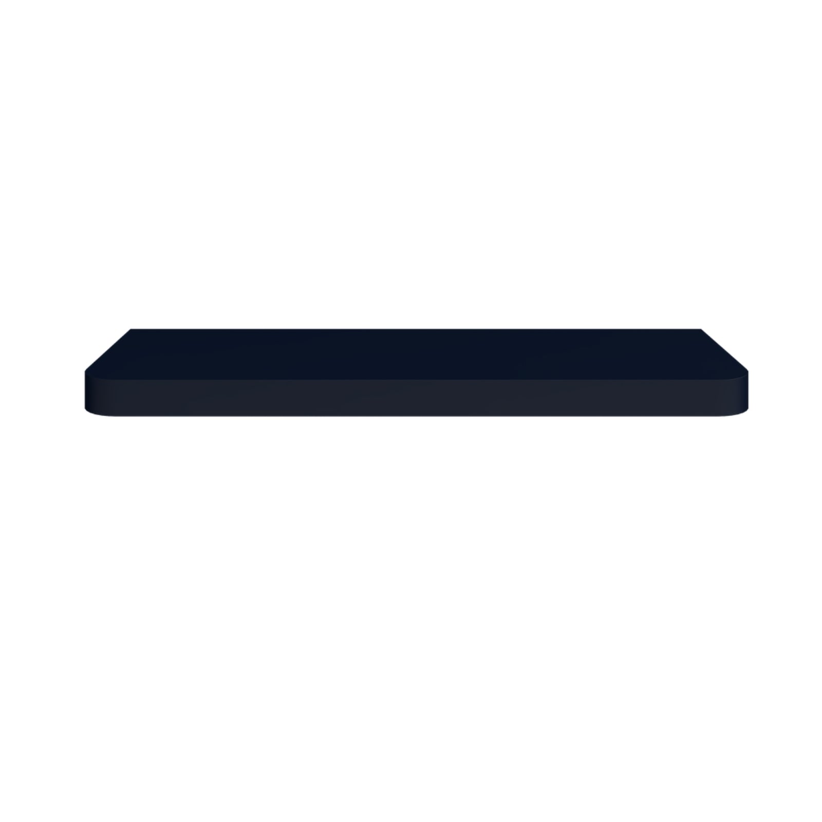 Front 3 Timberline Curved Splice Shelf 600mm SPLC-S-600 - The Blue Space