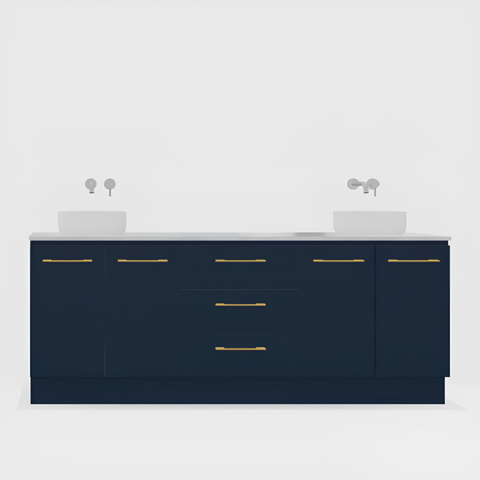 Timberline Dakota Floor Standing Vanity with SilkSurface Top and Above Counter Basin