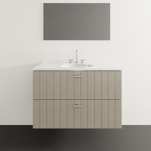 Timberline Henley Vertical Wall Hung Vanity With Under Counter Basin