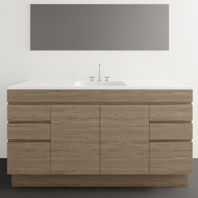 Timberline Indiana Floor Standing Vanity with Alpha Ceramic Top