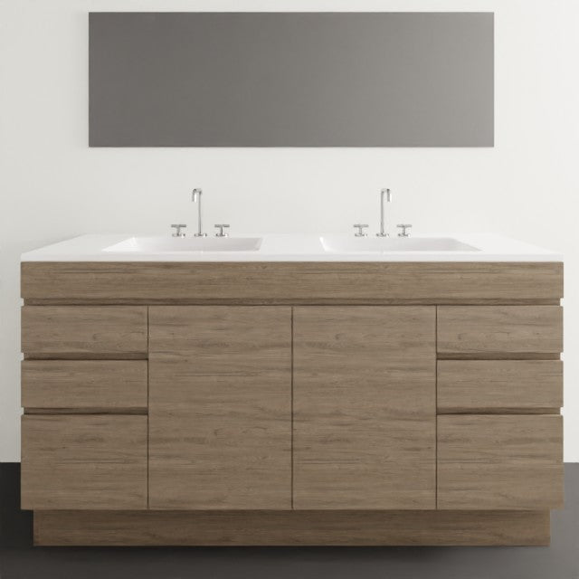 Timberline Indiana Floor Standing Vanity with Alpha Ceramic Top