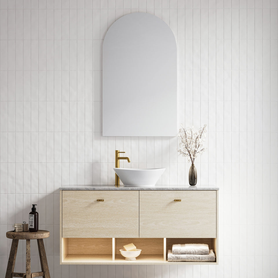 Timberline Kansas Wall Hung Vanity with Above Counter Basin