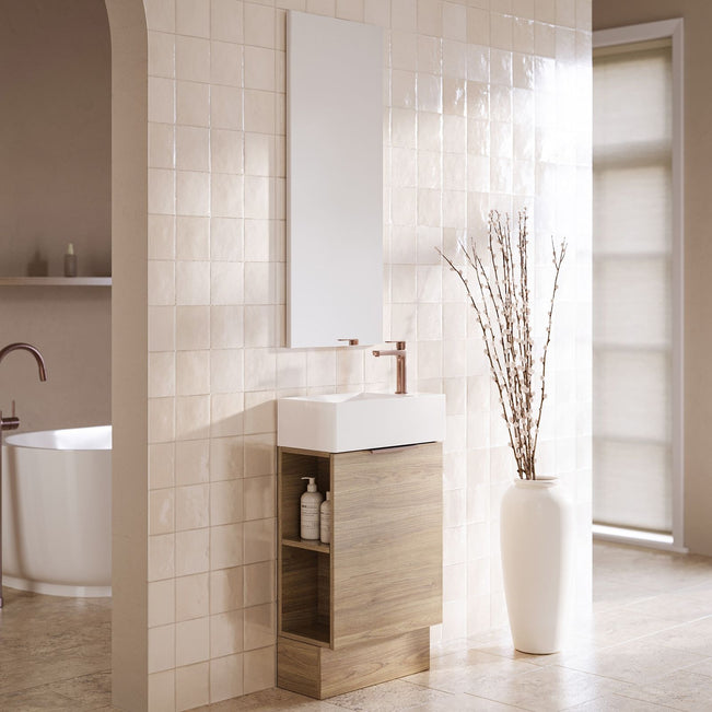Lifestyle Timberline Lottie Floor Standing Vanity 480mm LOT-V-480-R-LIB-F - The Blue Space