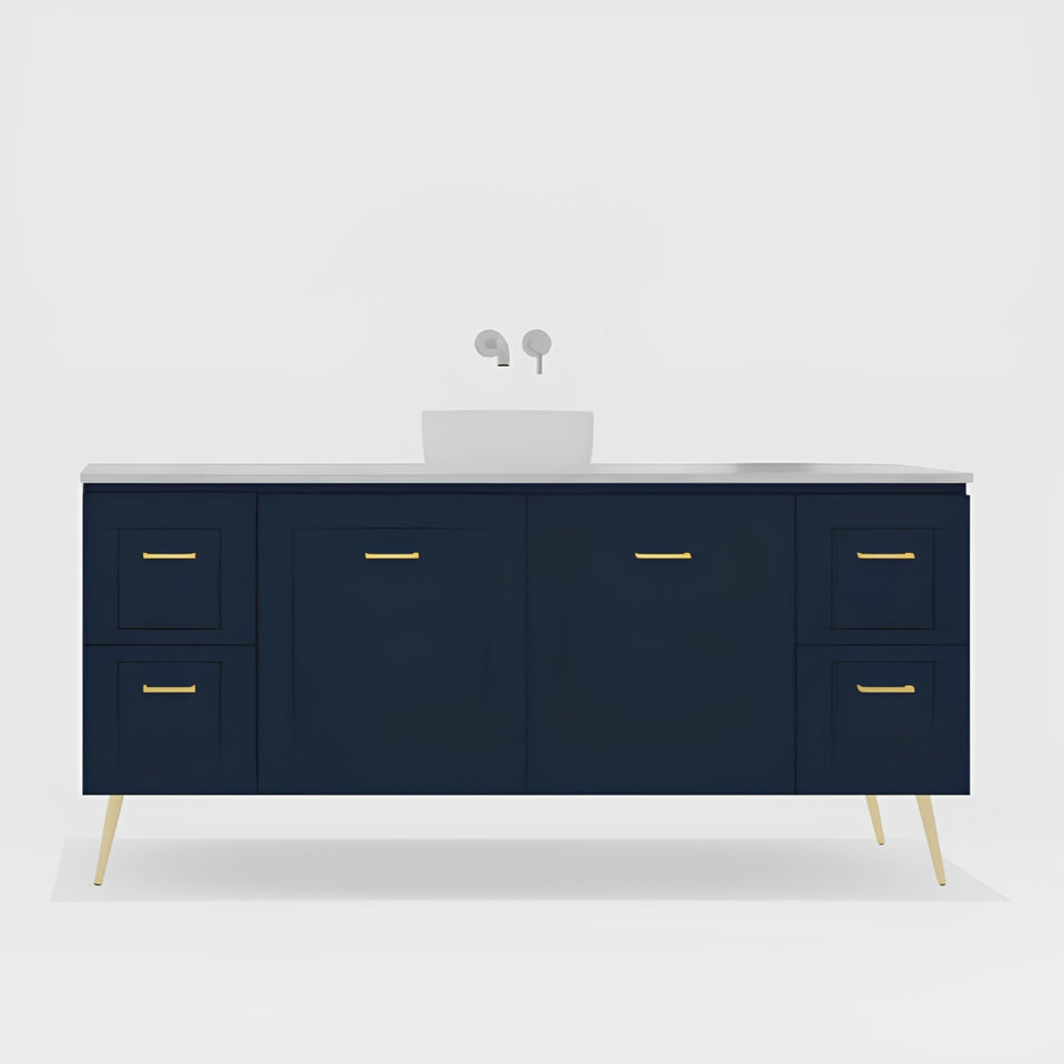 Timberline Nevada Classic On Legs Vanity with SilkSurface Top and Above Counter Basin