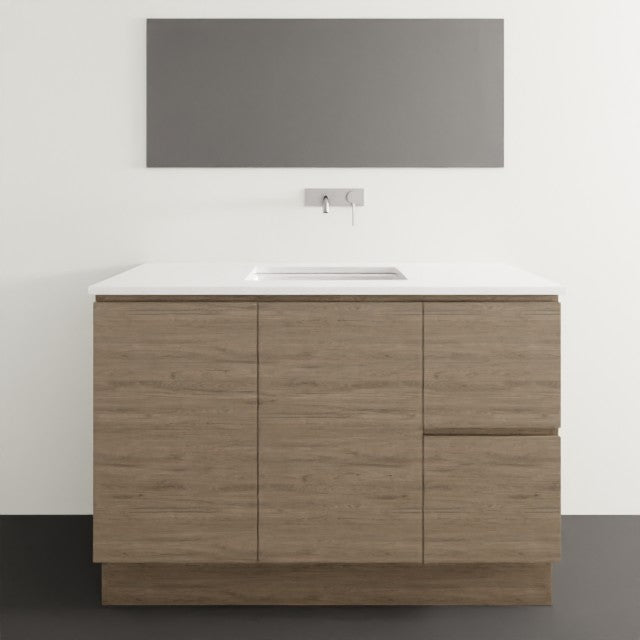Timberline Nevada Floor Standing Vanity with SilkSurface Top & Under Counter Basin