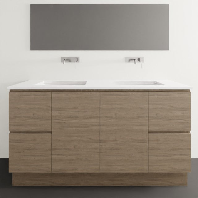 Timberline Nevada Floor Standing Vanity with SilkSurface Top & Under Counter Basin