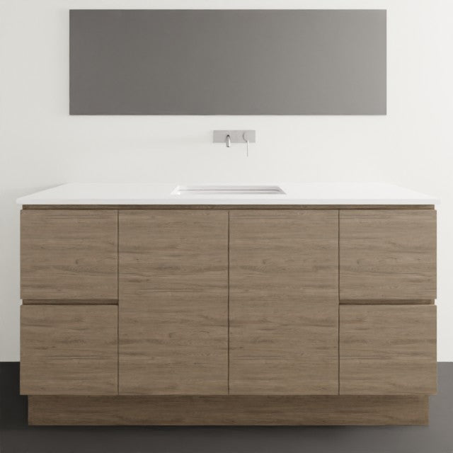 Timberline Nevada Floor Standing Vanity with SilkSurface Top & Under Counter Basin
