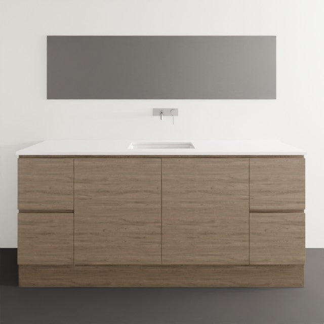 Timberline Nevada Floor Standing Vanity with SilkSurface Top & Under Counter Basin