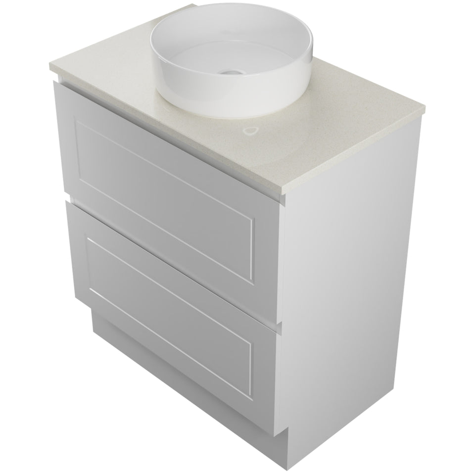 Timberline Nevada Plus Classic Floor Standing Vanity with SilkSurface Top and Above Counter Basin