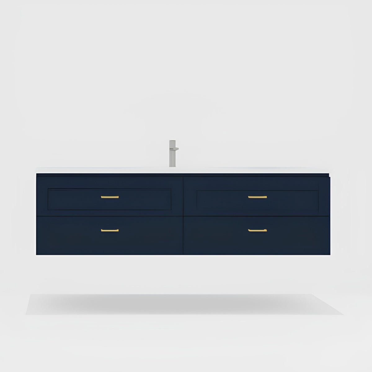 Variant Timberline Nevada Plus Classic Wall Hung Vanity with Stadium Mineral Composite Top NVPC-V-1800-C-STD-W - The Blue Space
