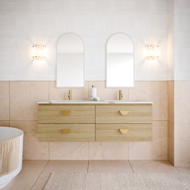 Timberline Nevada Plus Wall Hung Vanity with SilkSurface Top & Under Counter Basin