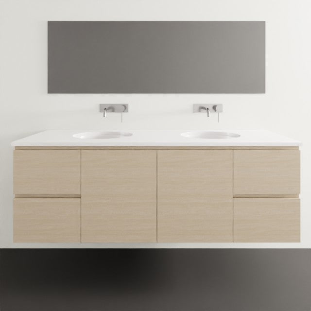 Timberline Nevada Wall Hung Vanity with SilkSurface Top & Under Counter Basin