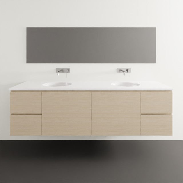 Timberline Nevada Wall Hung Vanity with SilkSurface Top & Under Counter Basin