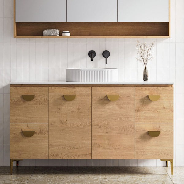 Timberline Nevada Floor Standing Vanity on Legs with Above Counter Basin
