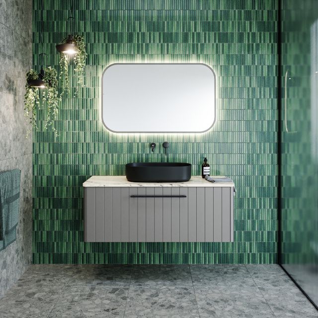 Timberline Saba Wall Hung Vanity With Above Counter Basin