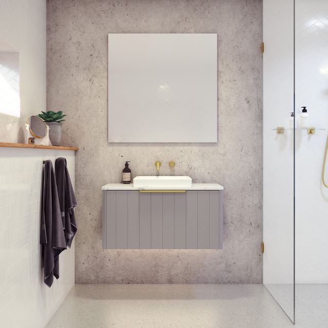 Timberline Saba Wall Hung Vanity With Above Counter Basin
