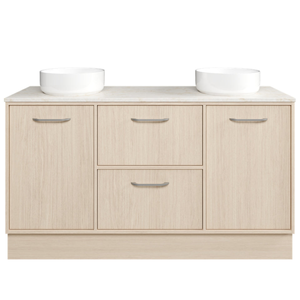 Timberline Takano Floor Standing Vanity with SilkSurface Top and Above Counter Basin