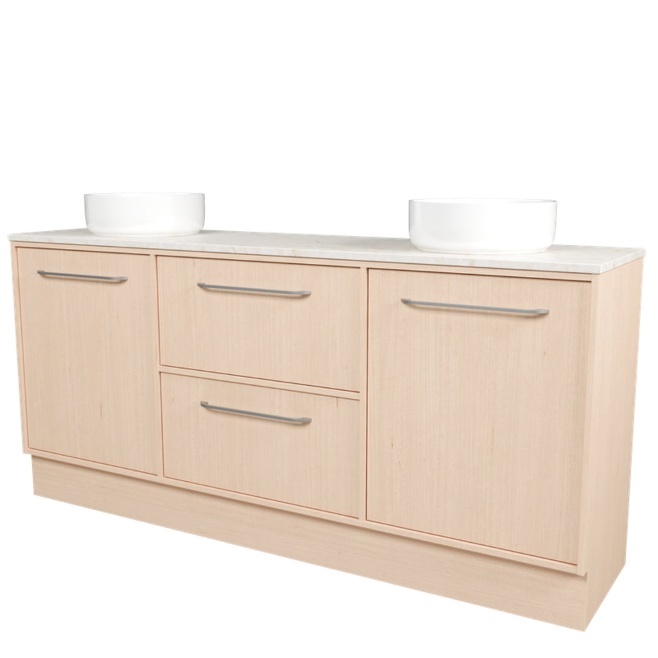 Timberline Takano Floor Standing Vanity with SilkSurface Top and Above Counter Basin