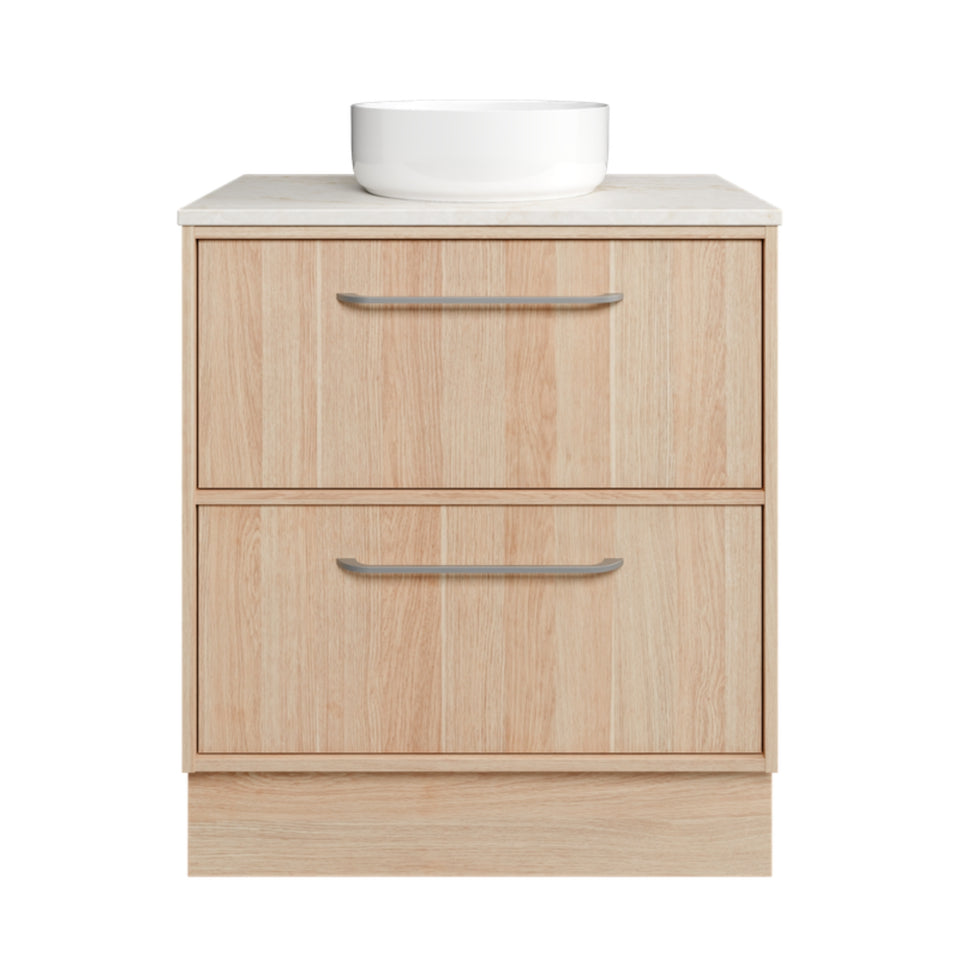 Timberline Taro Floor Standing Vanity with SilkSurface Top and Above Counter Basin