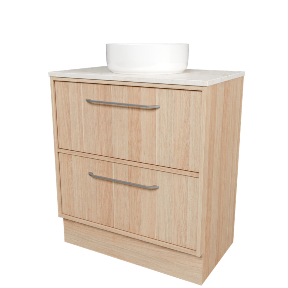Timberline Taro Floor Standing Vanity with SilkSurface Top and Above Counter Basin